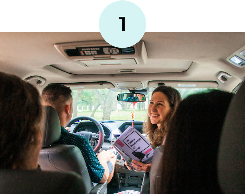 Phrasebook get in the car